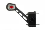 ldcc2713 sarvtuli led kõver 45° 216mm vasak 12/24v