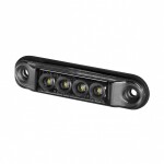 ld2327 "grafiit" küljetuli led valge 78x19x11mm 12/24v ip68