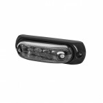 ld379 "grafiit" küljetuli led punane tumeda klaasiga 12/24v 103x30x36mm
