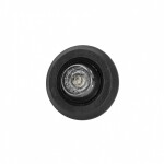 ld2633 "grafiit" küljetuli punane led ümar12/24v pinnapealne ø60mm torule. auk ø19mm