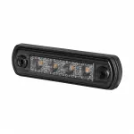 ld676 "grafiit" küljetuli led kollane 12/24v 110x31x15mm
