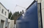 lumehari/kaabits teleskoopvarrega haagise katuse puhastamiseks