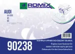 komplekt tüüblid kinnitus katted mootor AUDI A4, A5 i Q5 różne roczniki