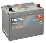 DETA SENATOR 3 12V/75Ah/ 630A 270x173x222  -+ DA754