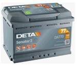 DETA SENATOR 3 12V/77Ah/ 760A 278x175x190/ -+ DA770