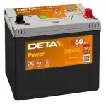 DETA POWER 12V/60Ah/390A 230x172x220/ -+ DB604