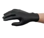 Ühekordsed nitriilkindad Ansell MICROFLEX 93-852, 100tk/pakis, paksus 0,12mm, suurus XL (9,5-10), tekstuuriga peopesa, must