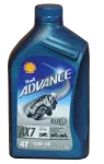 1L poolsünt õli neljataktiline 15W50  Shell Advance AX7 