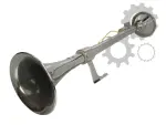 BORG HICO пневматический Сигнал горн, 1 ton хром 68 cm.