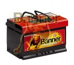 banner aku power bull 72ah 278x175x175  660a  - + carrier  P7209
