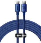 kaabel laadijale USB-C - USB-C 100W, 1,2M (sinine)