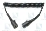 TRUCKLIGHT elektrijuhe 7/24V pistikutega . (7- emane)