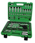 Toptul Komplekt 108 tööriista, 1/4", 1/2", plastikkarbis