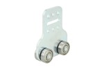 rull katus diameeter 19mm, suurus plaadi 59,5x68x36mm