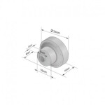 rull katus diameeter 24mm x lai. 7mm (24x7mm)