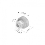 rull katus diameeter 26mm x lai. 8mm (26x8mm)