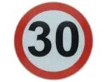 kleebis/ kleebis kiirus 30km/h ( läbimõõt 20 cm, helkiv)