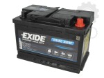 EXIDE DUAL AGM aku 70Ah 760A 600Wh -+ wg.EN (278x175x190) kaal 20,7 kg EP600