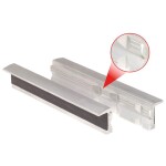 kruustangide alumiiniumist kaitsepakid, 140 mm, trapetsikujulise paneeliga