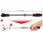1/2" slimpower teleskoop-kahesuunaline narre, 72 hammast