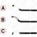 kraadieemaldaja tera tootele 205.2500 e 100 hss ks tools