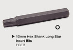TOPTUL Kruvikeeraja otsik, pikk torx 10mmxT40, pikkus: 75mm