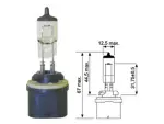 Halogeenpirn 12.8V 37.5W, (PG13)