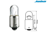 Metallsokliga pirn 24V T3W, BA9s