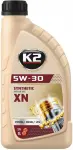 k2 texar 5w30 sünteetiline xn sn. c3/c2-12. mb229.31 1l (täissünt.)