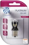 12v/24v ba15s led лампа 3.9w p21w canbus platinum блистер упаковка 1шт (osram led) m-tech
