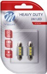 24v sv8.5-8 led pirn 0.72w 36mm c5w Heavy Duty - eriti vastupidav blister 2tk m-tech
