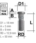 tikkpolt tp12x1.25/50/12.9 (p55/50/40. d12.90) m11225re501