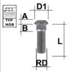tikkpolt tp14x1.50/48/16.5 (p48/42/33. d16.5) m1415re42ho8