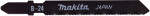 TIKKSAETERAD B-24 (T118G) 52mm HSS 5tk. PVC 1-3mm, ALU 1-2mm, RST 0,5-2mm, MET. 0,5-2mm, VÄGA ÕHUKE MATERJAL A-85759