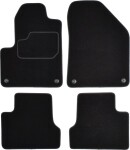 Põrandamatid ( komplekt, veluur, 4tk., värv must, 5 uksele) JEEP CHEROKEE 11.13- suv/ Off-road