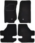 Põrandamatid ( komplekt, veluur, 4tk., värv must, 2 uksele) JEEP WRANGLER III 01.06- suv/ Off-road