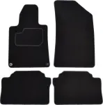 Põrandamatid ( komplekt, veluur, 4tk., värv must) PEUGEOT 508 I, 508 SW I 11.10-12.18 sedaan