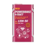 õli MANNOL 15W50 4L 4T POWERBIKE SM / JASO MA/MA2 / pakend metall