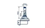 лампа, фары дальнего света H11 LL 12V NARVA