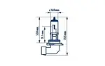 лампа, фары дальнего света HB4/9006 RPB + 12V NARVA