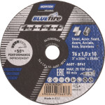 Lõikeketas Norton Blue Fire A60 T41 - 76x1x10mm