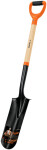 Kraavilabidas 15x61cm, puidust varrega, kahekomponente D-käepide, kogupikkus 112cm, Truper 17163
