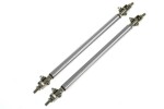 Hoidik eesmise difuusori, jaoturi või huule paigaldamiseks  150mm Silver Tie Bars, 2 tk hõbedane
