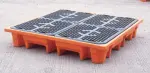 KINGSPAN vaadi alus 4 vaati, mahutavus 240 l, Mõõdud 1400x1400x270 mm, oranž