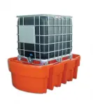 KINGSPAN vaadialus 1000l, mahutavus 1050l, Mõõdud 1890x1330x670 mm, oranž, max koormus 2 t