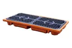KINGSPAN vaadialus 2 vaati, mahutavus 112l, Mõõdud 1410x760x140 mm, oranž, komplektis 2 konnektorit