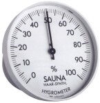 SAUNA HÜGROMEETER PLAST ø117mm 