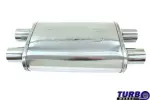 summutipütt TurboWorks LT-01 Dual 2", topelt sisend i väljapääs, 355x230x110mm, sisend 51mm