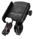 tefefonihoidja вместе зарядным устройством Для мотоцикла R9-METAL USB QC