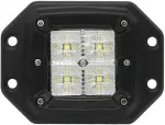 рабочий свет led возможность утопить 20w 10-32v 1280lm 80x70x85mm flood (osram led) m-tech